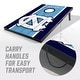 preview thumbnail 3 of 5, North Carolina Tar Heels NCAA Compact 2x3 Tailgate Cornhole Board Set