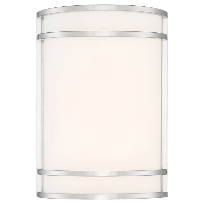 Access Lighting Lola - LED Wall Sconce - Brushed Steel Finish - Frosted Glass - Incandescent