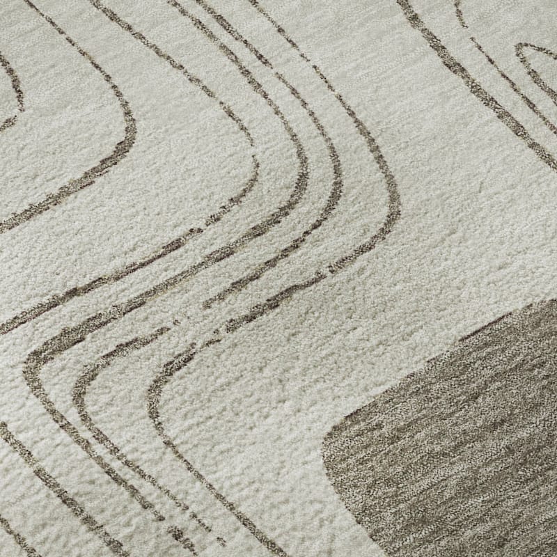 Premium Washable Super Soft Contemporary Elements Mayfield Rug