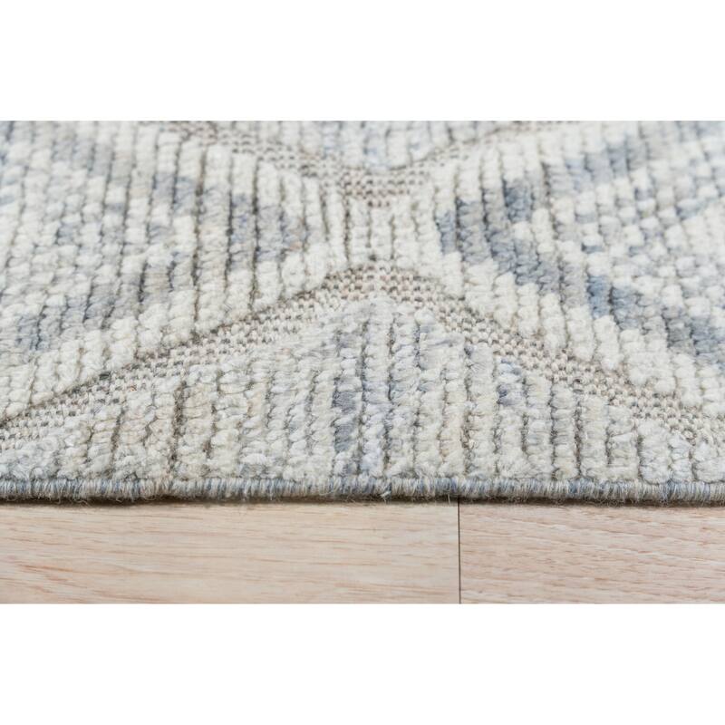 Home Decor Beig. E Hand-Knotted Wool Contemporary Marrakech Handspun Area Rug Stylish and Durable Rug for Living Room, Bedroom,