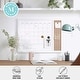 preview thumbnail 9 of 34, Martha Stewart Dry Erase Magnetic Monthly Calendar/Cork Board - Woodgrain Frame