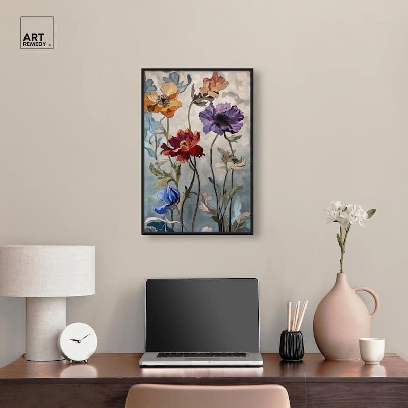 Hued Blossom I Canvas by Art Remedy