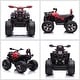 preview thumbnail 7 of 5, 12V Kids ATV Ride-On Toy Car, Music, Headlights, Red