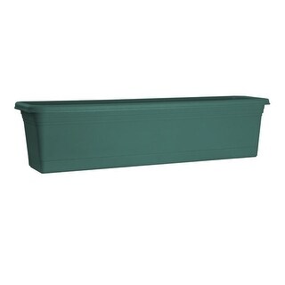 Rugg 30 Inch Window Box Rugg AW30-FG Window Box, Green, Polyresin - Bed Bath & Beyond - 27065925