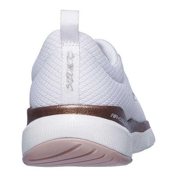 skechers flex appeal 3.0 white rose gold