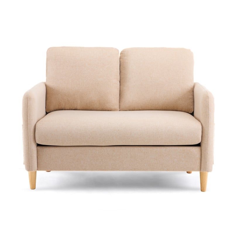 47 in. Modern Comfy Couch Loveseat with Side Storage For Living Room
