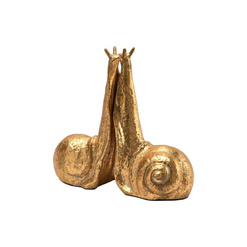 Cast Iron Snail Bookends