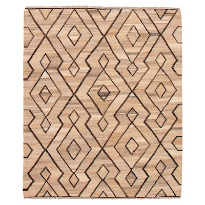Sivas Tan Kilim 5'3" x 6'6" - 5'3 x 6'6