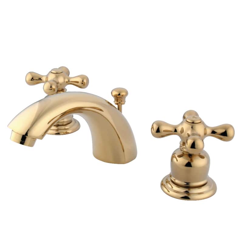 Kingston Brass Victorian Mini-Widespread Bathroom Faucet with Pop-Up