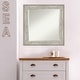 preview thumbnail 57 of 66, Beveled Bathroom Wall Mirror - Crackled Metallic Frame