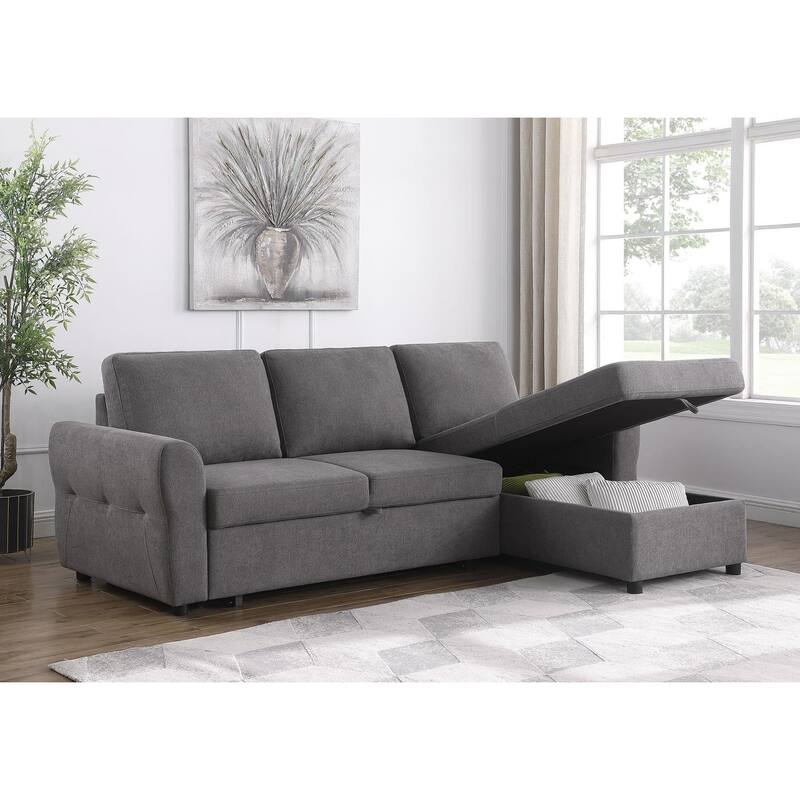 Kenna Sleeper Sofa Sectional with Storage