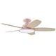 preview thumbnail 19 of 113, 5 - Blade Low Profile Flush Mount Modern Ceiling Fan with LED Light and Remote
