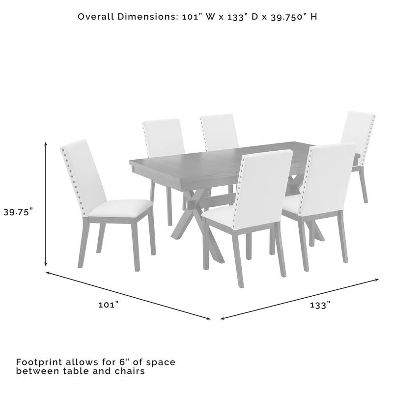 Crosley Hayden 7Pc Dining Set