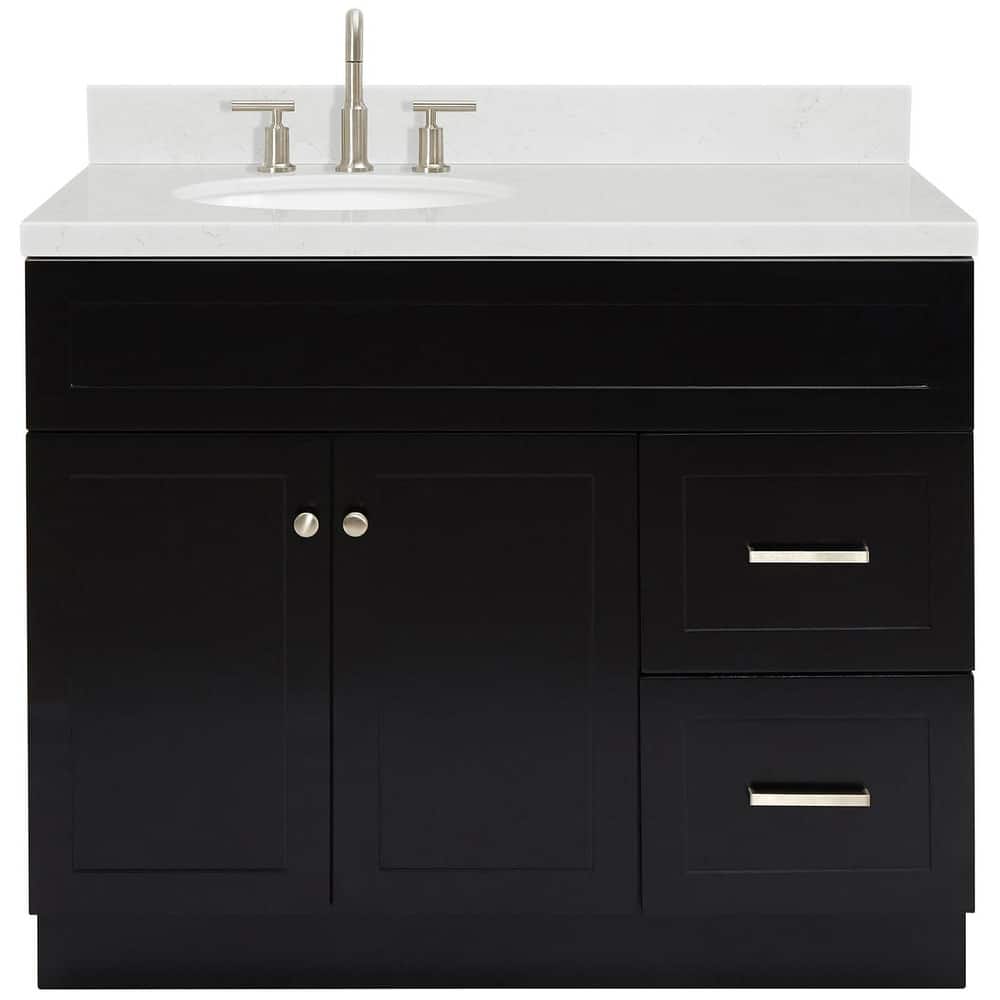 Ariel F042SLCQOVO Hamlet 42" Free Standing Single Basin Vanity Set