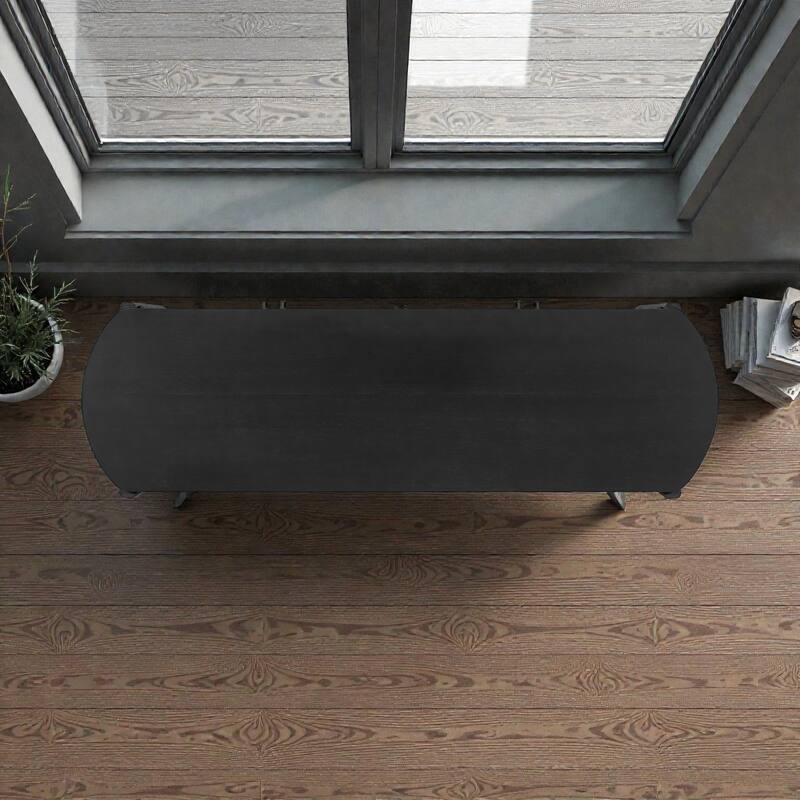 58'' Modern Storage Cabinet with 4 Doors, Large Sideboard with Adjustable Shelves for Entryway, Living Room or Dining Room