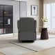 preview thumbnail 5 of 6, Steph Plush Transitional Upholstered Manual Recliner Chair