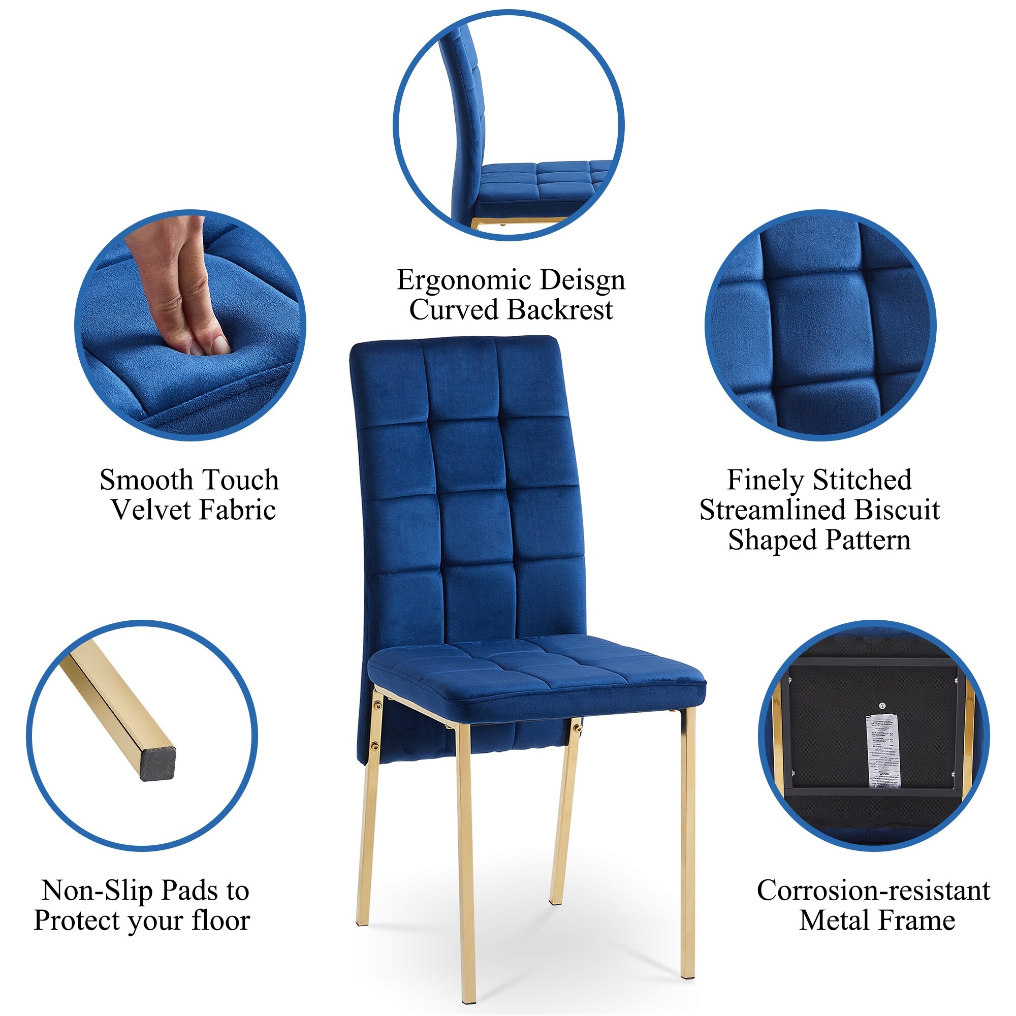 Non fabric shop dining chairs