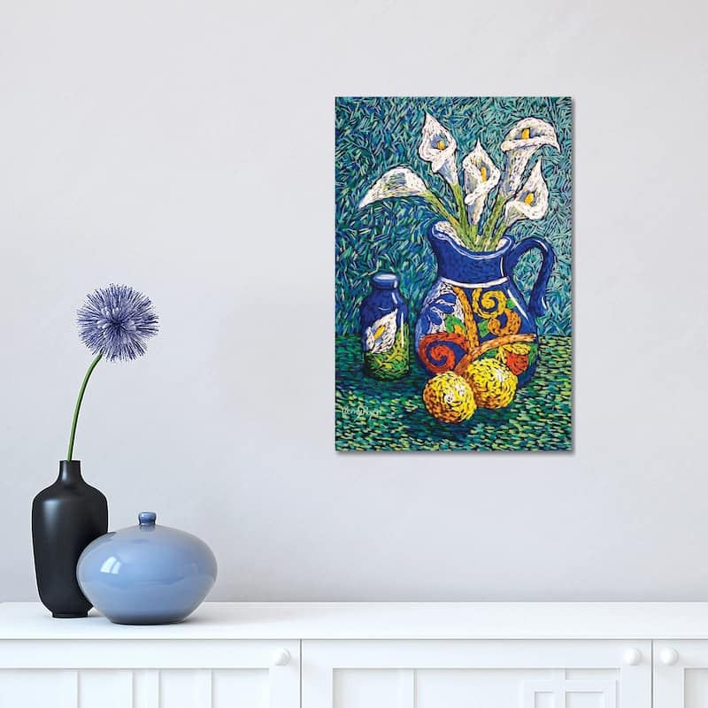 iCanvas "Talavera And Lilies" by Candy Mayer Canvas Print - 18x12x1.5