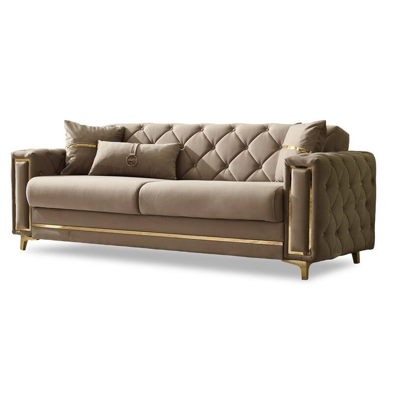 Bahreyn 4-Pieces Comfortable Sleeper Modern Two Sofa Two Chair Living Room Set