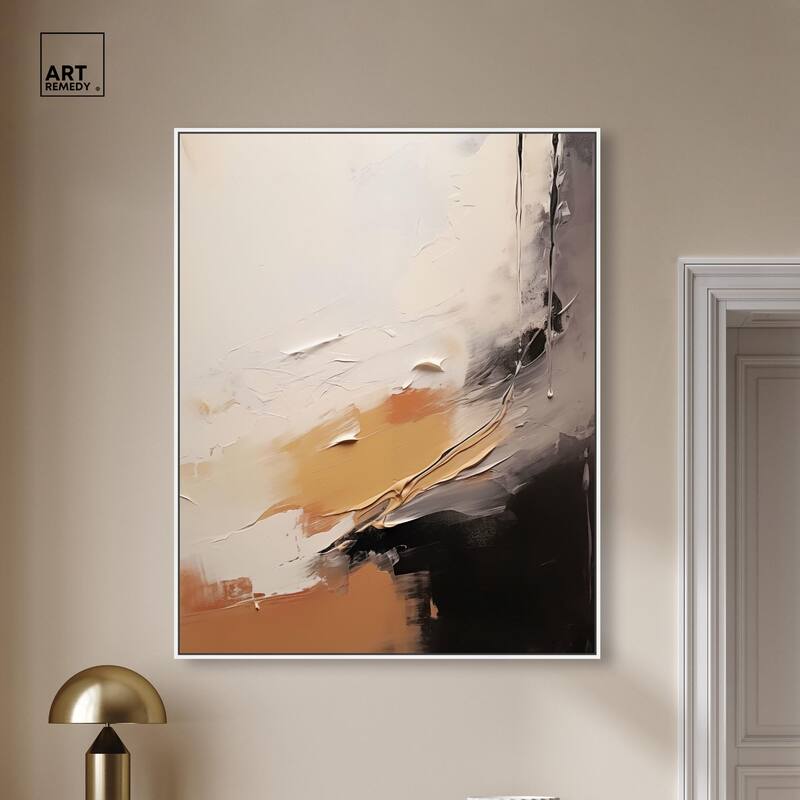 Baked Clay I Canvas by Art Remedy