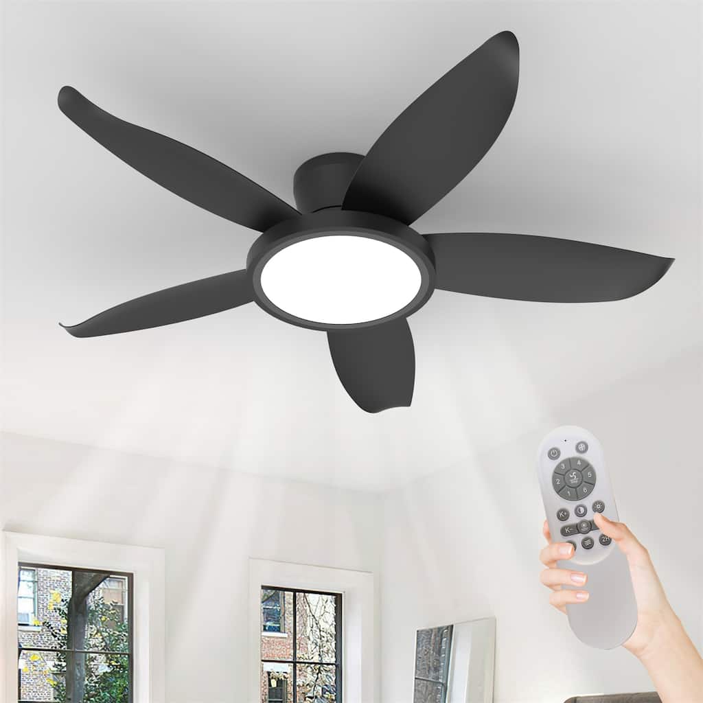 42" High Airflow Plug-in Fan Blades ABS Plastic Fan Blades Ceiling Fan Light