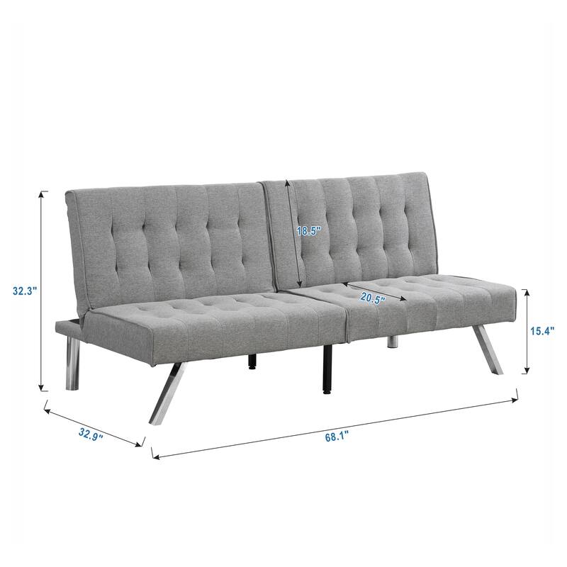 Futon Couch Convertible Folding Sofa Bed Couch for Apartment