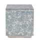 preview thumbnail 1 of 5, Allan Andrews Paxton Mirrored Side Table - 16 x 16 x 17 16 x 16 x 17 - Marbled - Glass