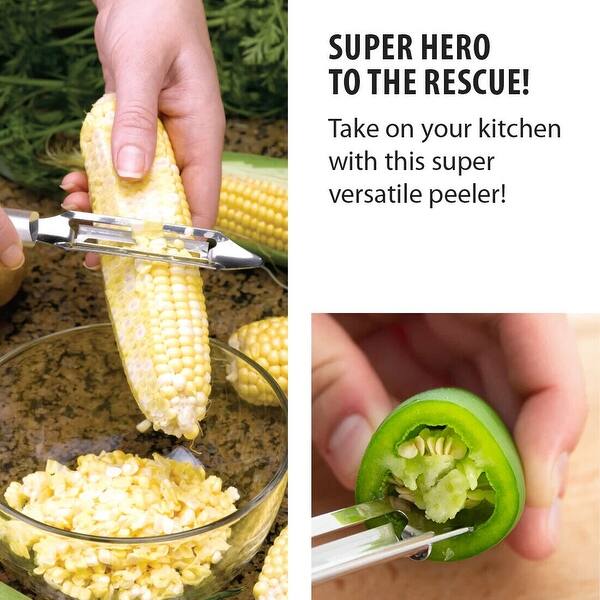 2 Pcs R141 Large Handle Swivel Blade Vegetable Peeler Bed Bath