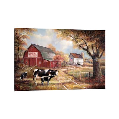 iCanvas "Memories On The Farm" by Ruane Manning Canvas Print