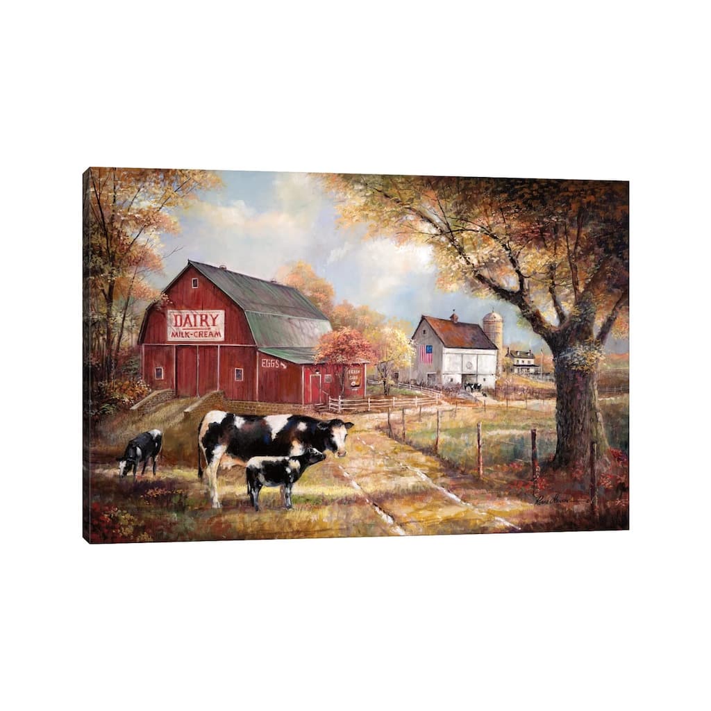 iCanvas "Memories On The Farm" by Ruane Manning Canvas Print