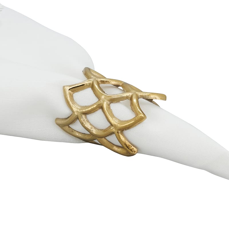 Scallop Napkin Ring (Set of 4)