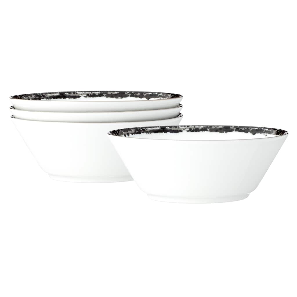 Noritake Rill Set Of 4 Fruit Bowls, 5", 9 oz.