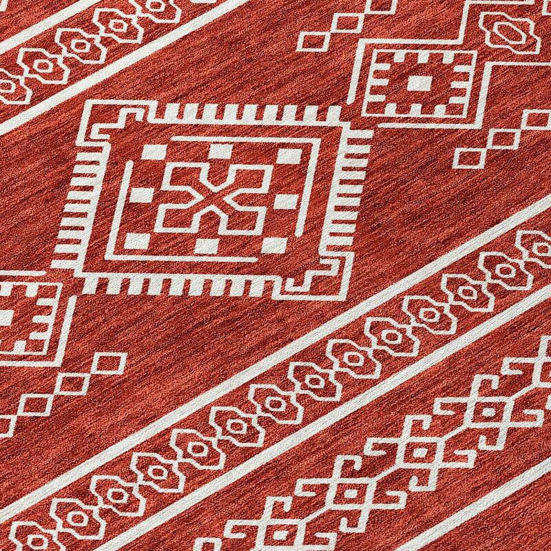HomeRoots Southwestern Transitional Rectangle Outdoor Rug