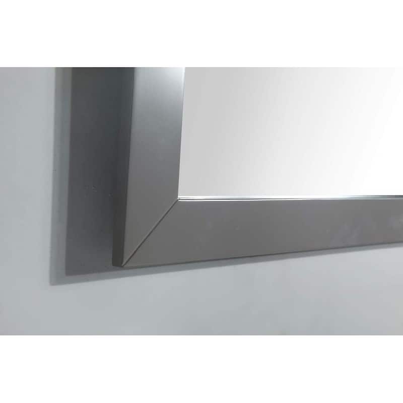 Vanity Art 48" Single Sink Bathroom Vanity Set with Engineered Marble Top and Free Mirror