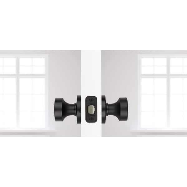 Shop Kwikset 720pskrdt Pismo Passage Door Knob Set With Round Rose
