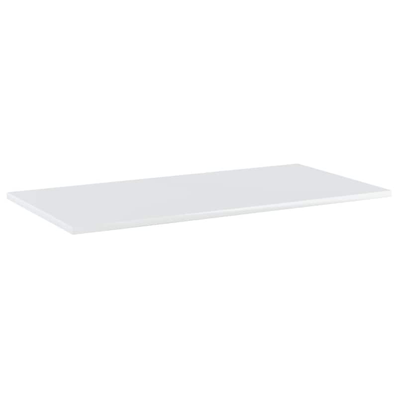 vidaXL Bookshelf Boards 8 pcs High Gloss White 31.5"x15.7"x0.6" Chipboard