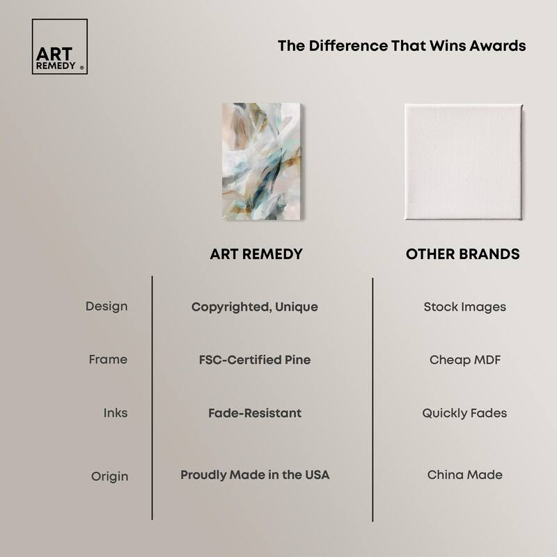 Whispering Colors I Canvas by Art Remedy, Gallery Wrapped