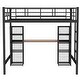 preview thumbnail 26 of 24, Full Size Loft Bed Desk and Shelves