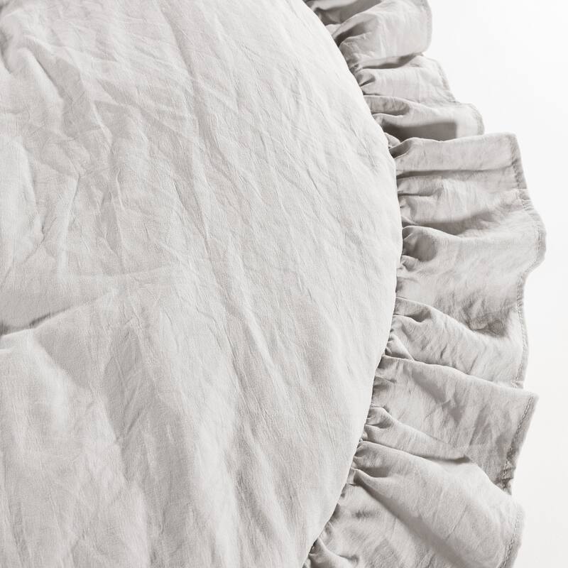 Lush Decor Baby Round Ruffle Play Mat Single 36" Diameter - 36" Diameter