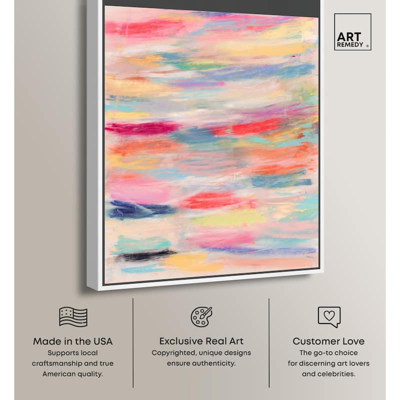 Color Play III Canvas by Art Remedy