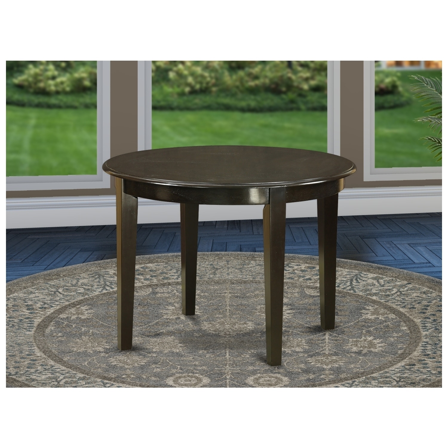 Round Kitchen Dining Table 42 Inch - Modern Table with 4 Legs