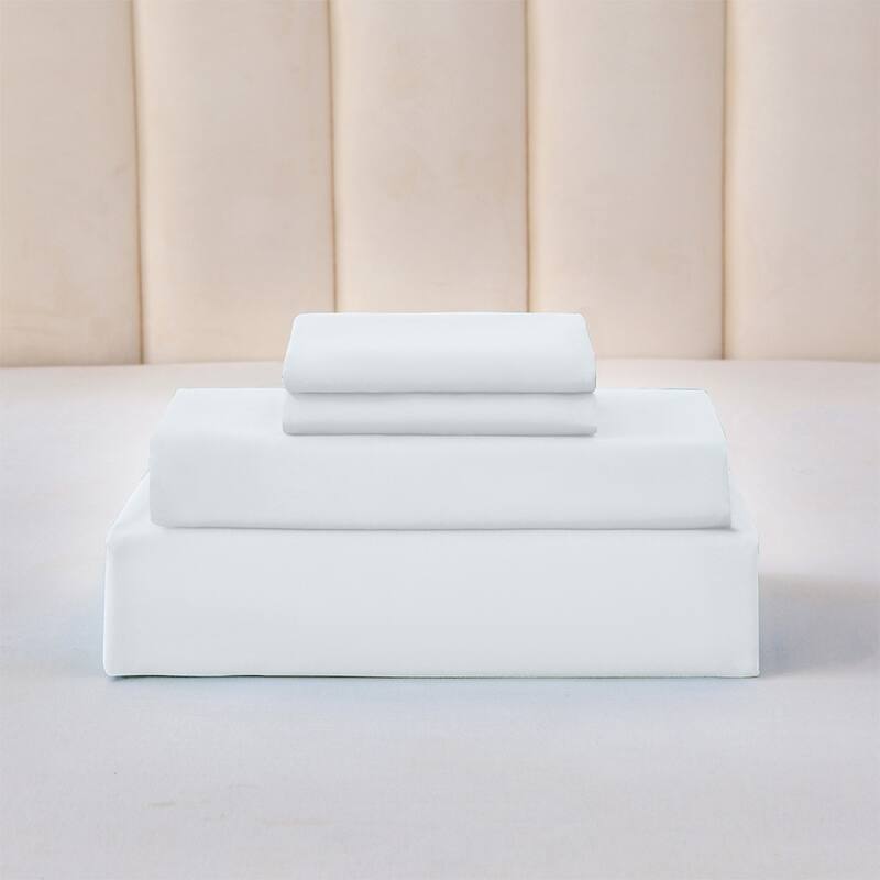 Shatex Soft Skin-Friendly 4-Piece Deep pocket Bed Sheet Set