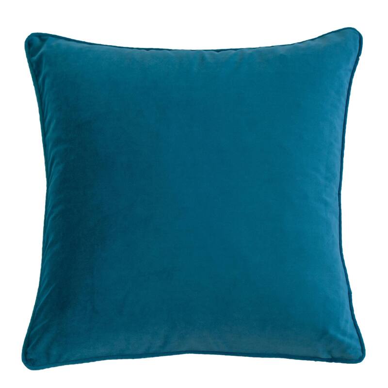 Elisa Velvet 20" Square Decorative Throw Pillow 2PK