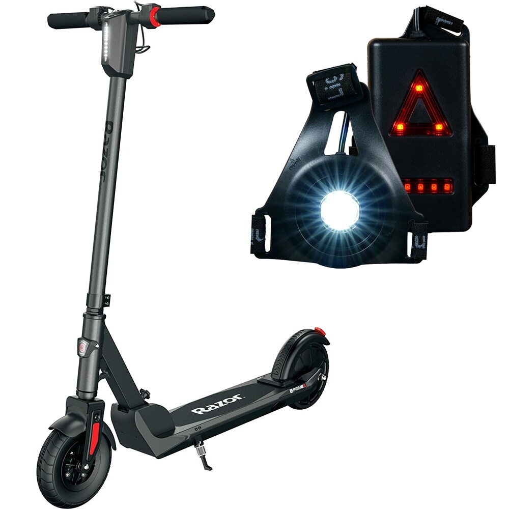 Razor E Prime III Electric Scooter, Teen/Adult Wearable Safety