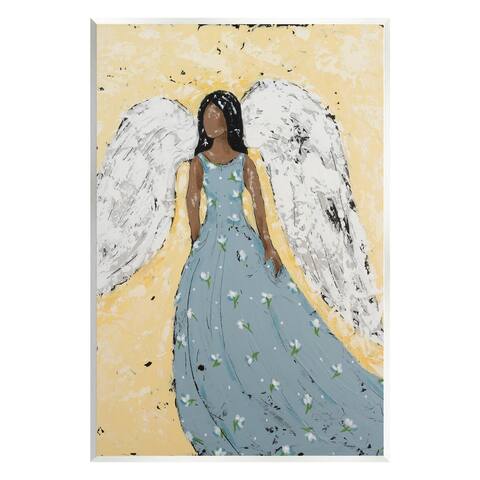 Stupell Industries Beautiful Angelic Woman Painting Wall Plaque Art, Design by Jade Reynolds