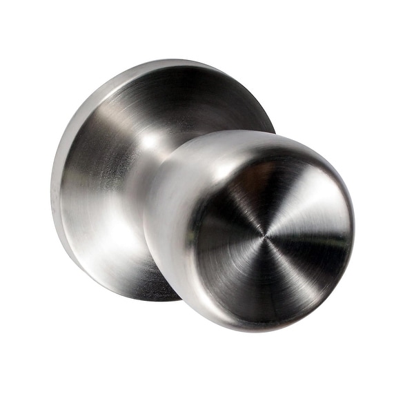 Build Essentials DHDW100TL Liard Single Dummy Door Knob - Satin Stainless