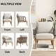 preview thumbnail 14 of 12, Living Room Casual Wooden Hand Braided Rope Armchair Rattan Chair for Living Room Apartment