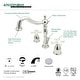 preview thumbnail 12 of 19, Kingston Brass Traditional 8 in. Widespread Bathroom Faucet