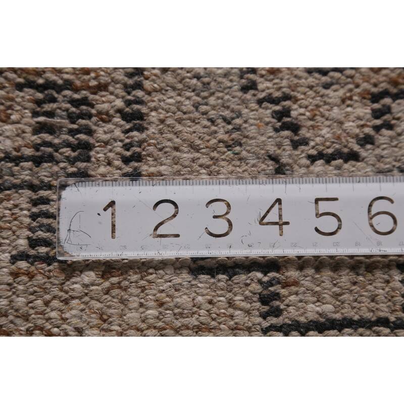 Heriz Serapi Indian Area Rug Hand-Knotted Traditional Wool Carpet - 8'0" x 9'10"