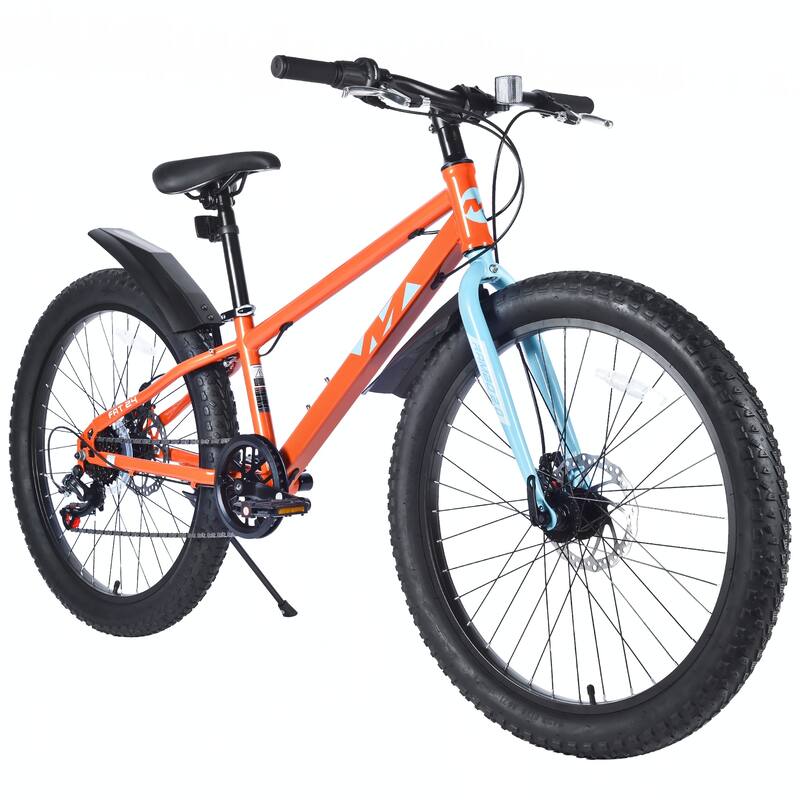 24 Inch Shimano 7-Speed Mountain Bike,Dual-Disc Brake